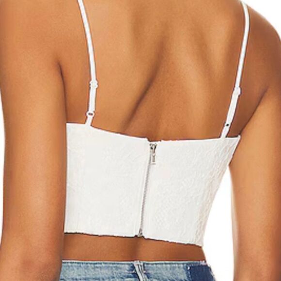 Bardot Luminary Corset in Orchid White Size 4 - Picture 3 of 8